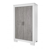 Love N Care Lucca Wardrobe White Ash-Nursery Furniture - Wardrope-Love n Care | Baby Little Planet