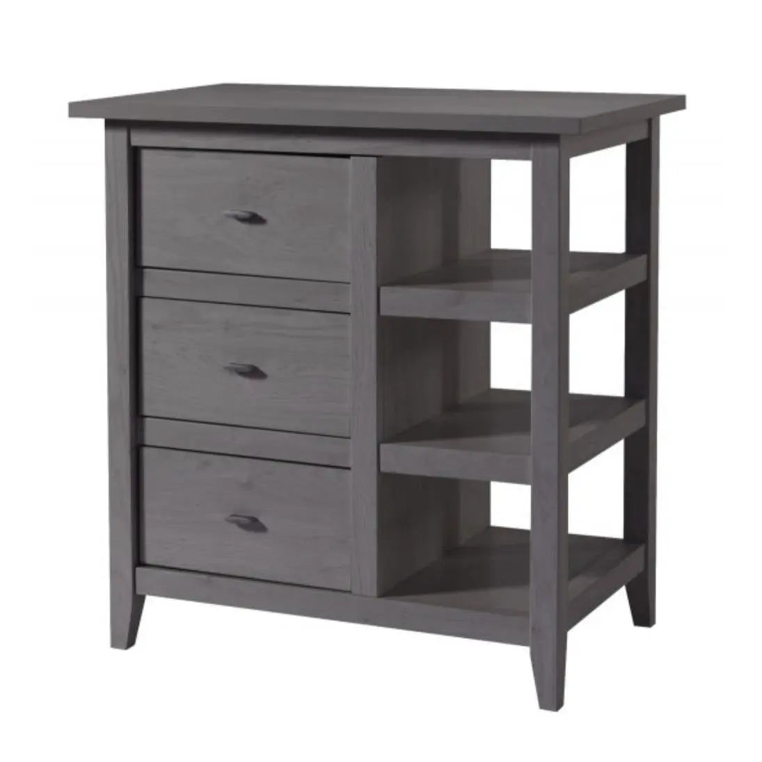 Love N Care Lyon Chest, Dark Grey (Ship by Early Nov)-Nursery Furniture - Drawers-Love n Care | Baby Little Planet