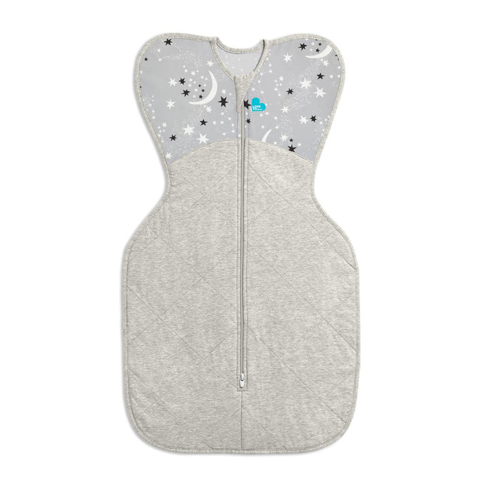 Love to Dream Swaddle Up Warm 3.5 Tog - Grey Moon Star-Bedtime - Swaddles and Wraps-Love to Dream | Baby Little Planet