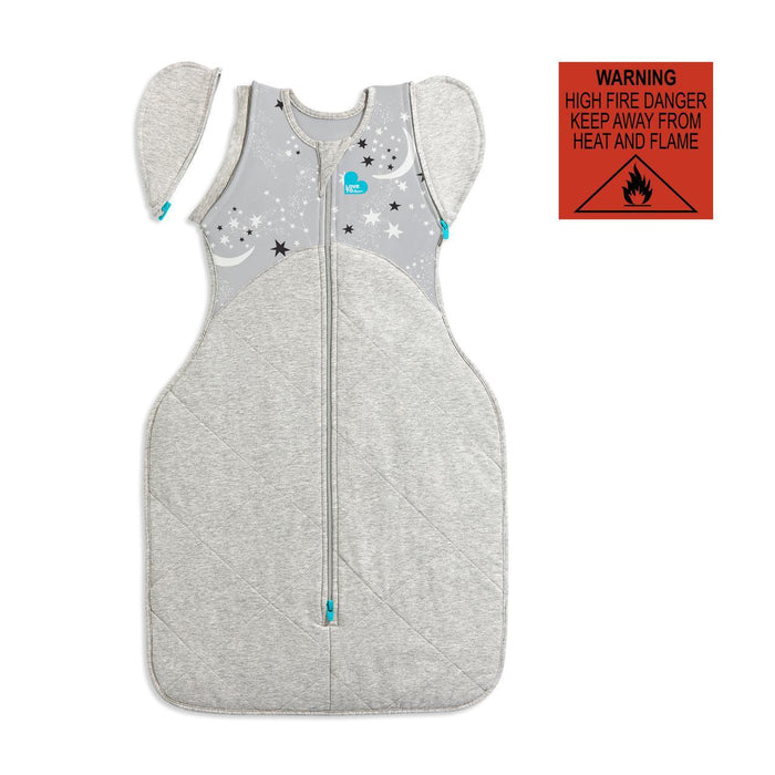 Love to Dream Swaddle Up Transition Bag Extra Warm 3.5 Tog - Grey-Bedtime - Swaddles and Wraps-Love to Dream | Baby Little Planet