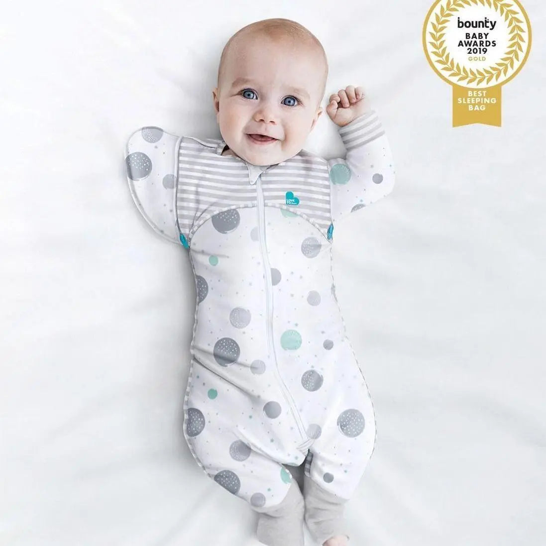 Love to Dream Swaddle Up Transition Suit Lite 0.2 Tog - White-Love to Dream-Baby Little Planet