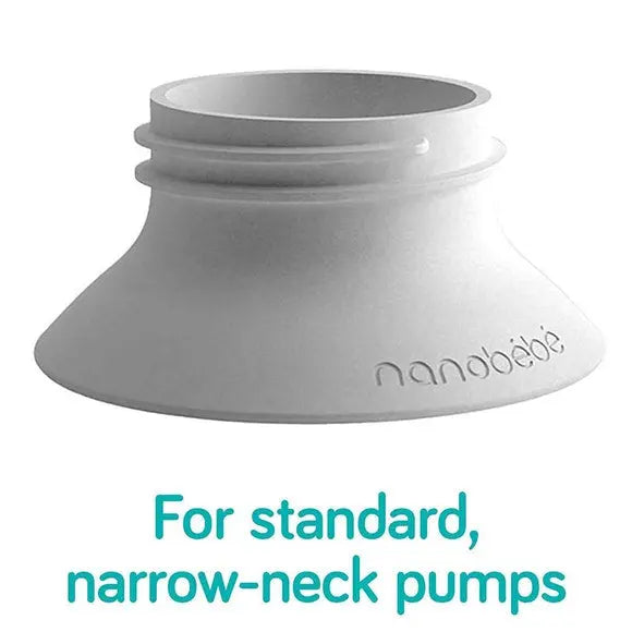 NANOBEBE BREAST PUMP ADAPTOR SET-Feeding - Bottles & Dummies-Nanobebe | Baby Little Planet