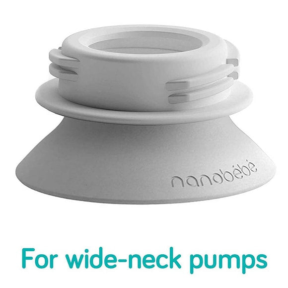 NANOBEBE BREAST PUMP ADAPTOR SET-Feeding - Bottles & Dummies-Nanobebe | Baby Little Planet