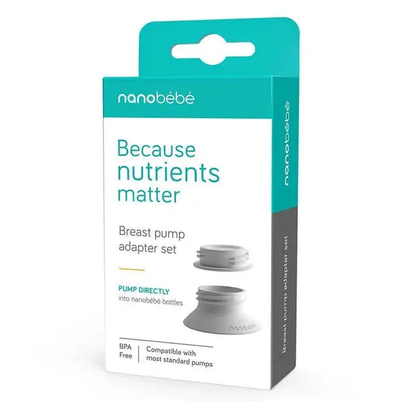 NANOBEBE BREAST PUMP ADAPTOR SET-Feeding - Bottles & Dummies-Nanobebe | Baby Little Planet