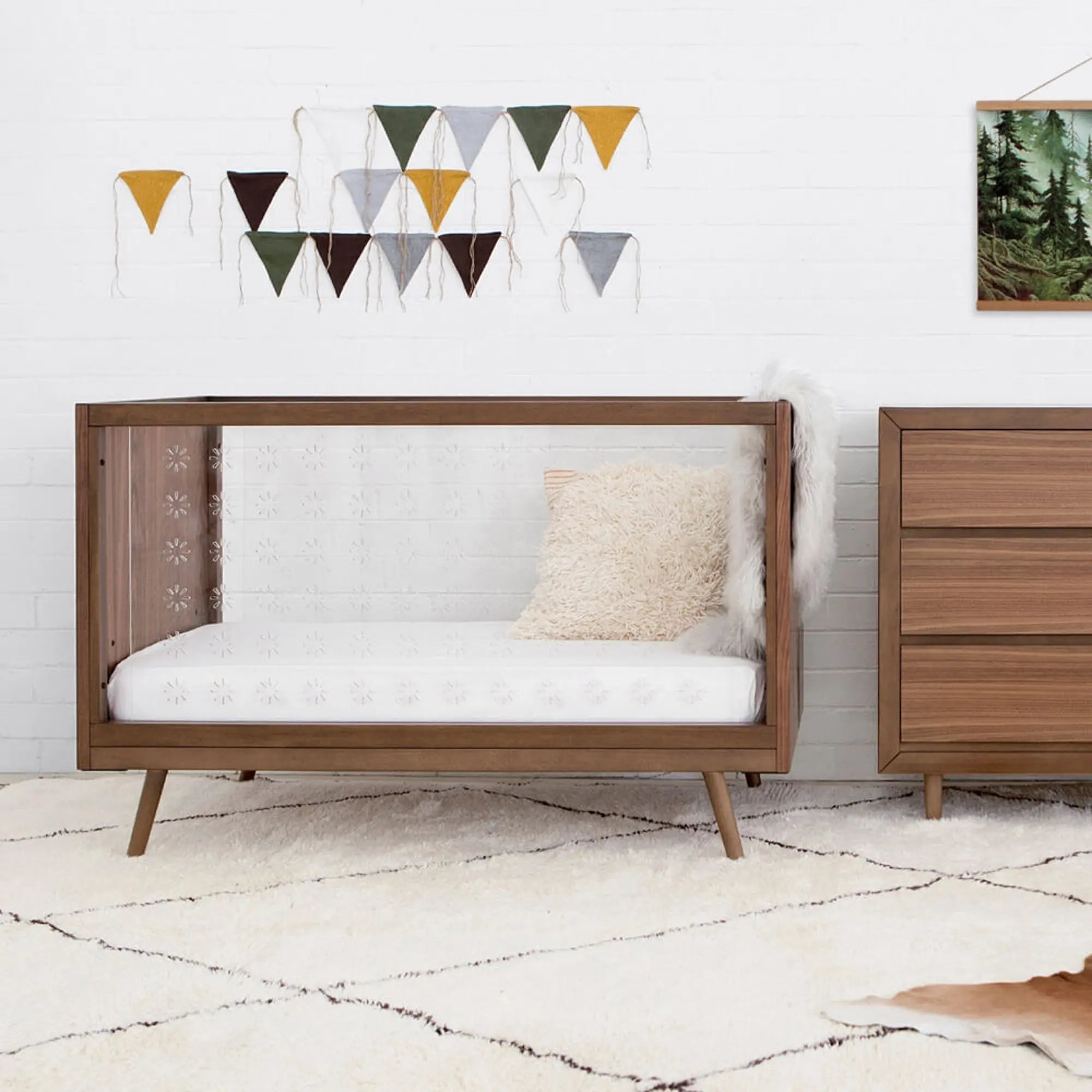 Nifty Cot Clear-Nursery Furniture - Cots-Baby Little Planet Hoppers Crossing