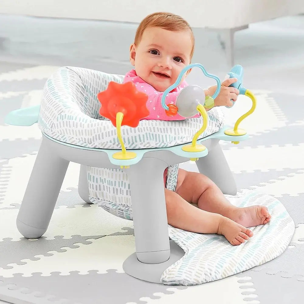 Skip Hop Silver Linning Cloud 2 in 1 Activity Floor Seat-Playtime - Walker Jumper-Baby Little Planet