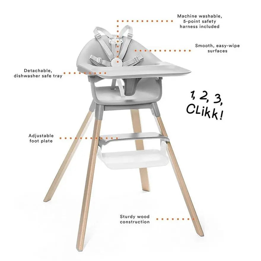 Stokke Clikk High Chair-Feeding - Highchairs-Stokke | Baby Little Planet