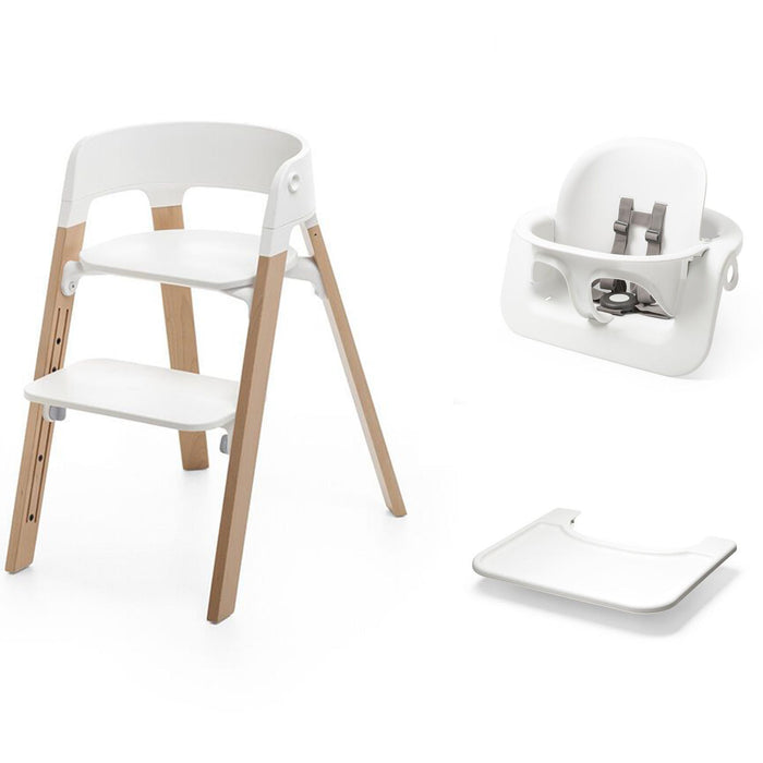 Stokke Steps Chair Bundle-Feeding - Highchairs-Stokke | Baby Little Planet