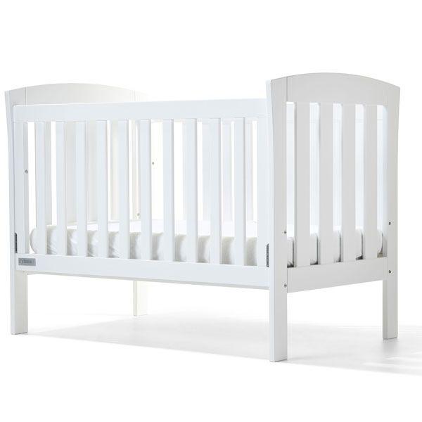 TasmanEco Elba Cot With Mattress-Nursery Furniture - Cot Bundle-Baby Little Planet
