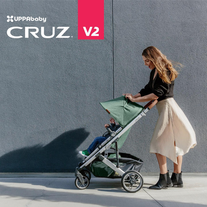 UPPAbaby Cruz 2020 V2 (Free Uppababy Snug Seat)-Prams Strollers - 4 Wheel Prams-Baby Little Planet Hoppers Crossing