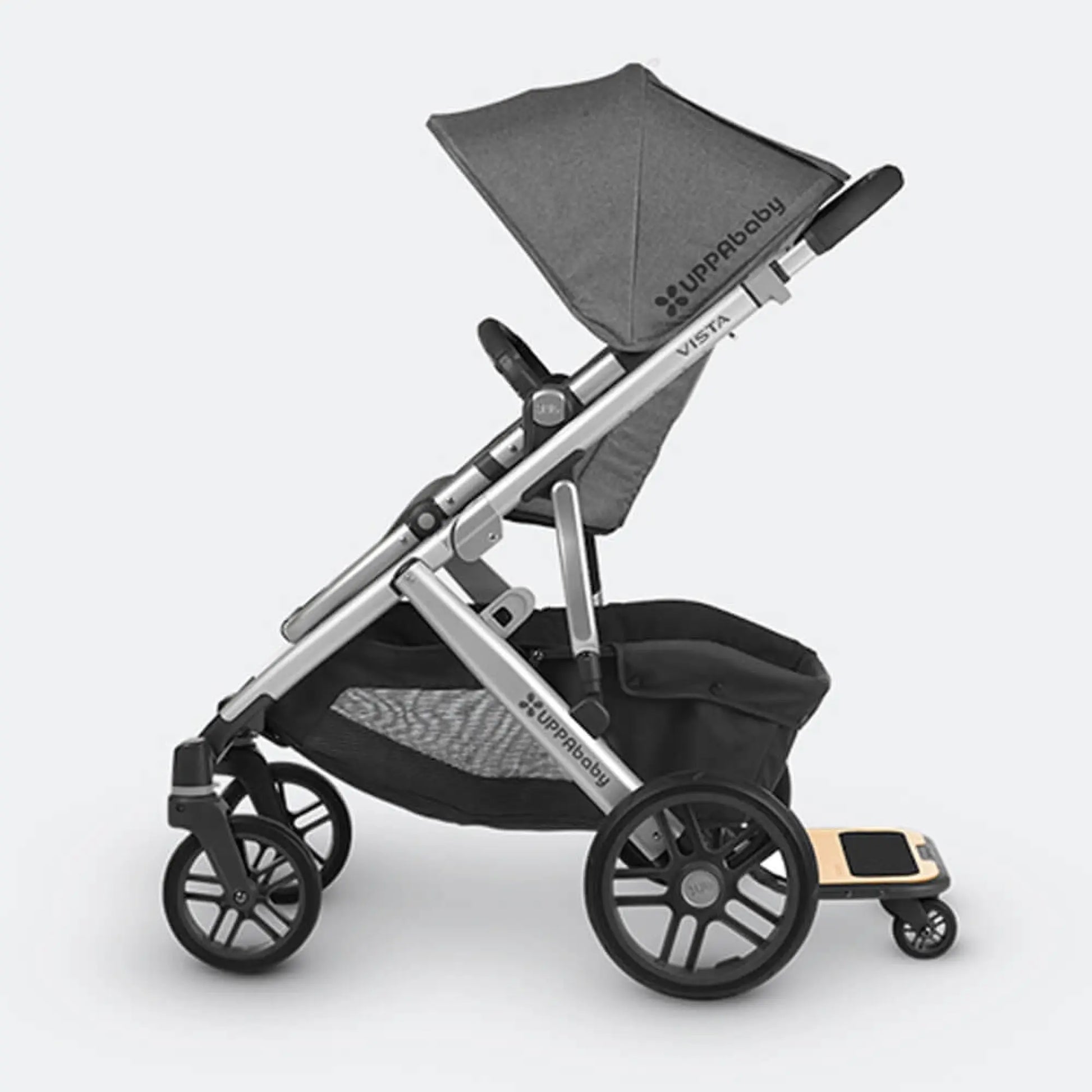 UPPAbaby Vista PiggyBack Ride Along Board-Prams Strollers - Accessories-Baby Little Planet Hoppers Crossing