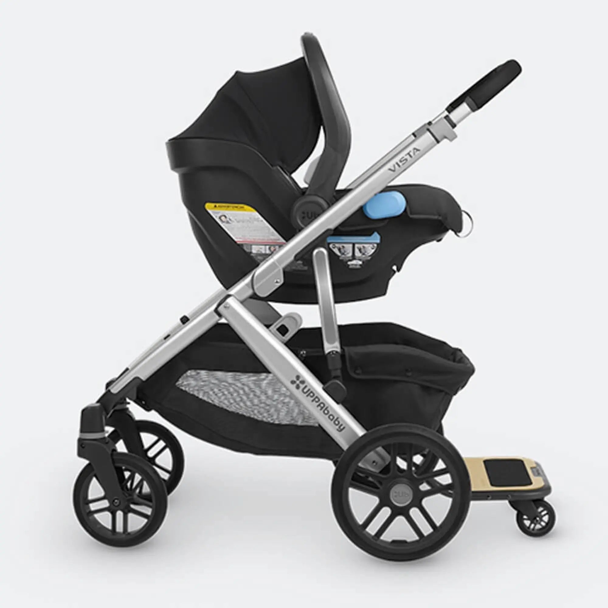 UPPAbaby Vista PiggyBack Ride Along Board-Prams Strollers - Accessories-Baby Little Planet Hoppers Crossing