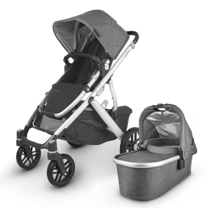 UPPAbaby Vista 2020 V2 with Bassinet (FREE Upper Adapters)-Prams Strollers - 4 Wheel Prams-UPPABABY | Baby Little Planet