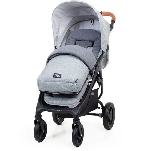 Valco Baby Snug Footmuff Grey Marle-Prams Strollers - Footmuffs-Valco Baby | Baby Little Planet