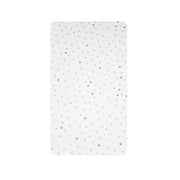 Little Turtle Baby Fitted Cot Sheet (Rect) Beige & Grey Spot-Bedtime - Cot Sheets-Little Turtle Baby | Baby Little Planet