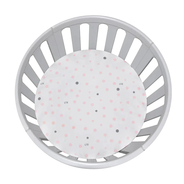 Little Turtle Baby Jersey Bassinet Fitted Sheet  (Circle)
